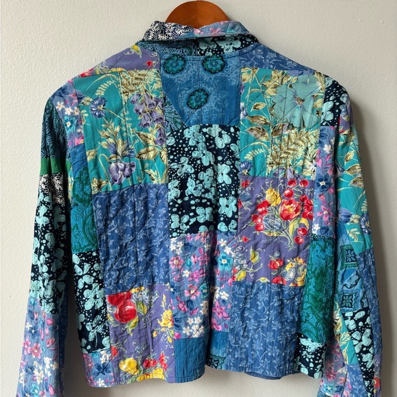 Vintage Made in India cropped patchwork jacket - Picture 3 of 6